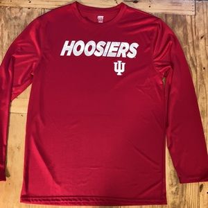 IU dry fit unisex long sleeve shirt